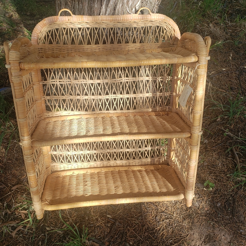 Small Wicker Shelf